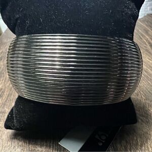 Apt. 9 Steel Colored Clamper Bracelet D15